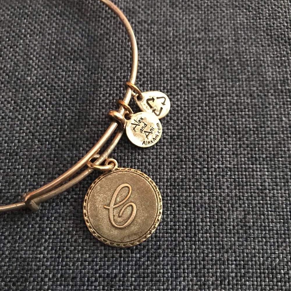 Alex and Ani “C” charm Bracelet